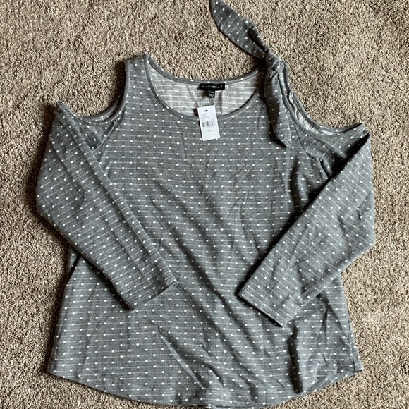Lane Bryant Tops - Cold Shoulder Long Sleeve Top